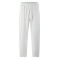 Men's casual waffle knit trousers with drawstring
